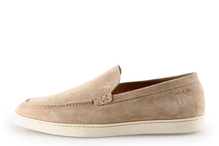Van Lier Instappers in maat 43 Beige, Kleding | Heren, Schoenen, Overige kleuren, Gedragen, Overige typen, Verzenden