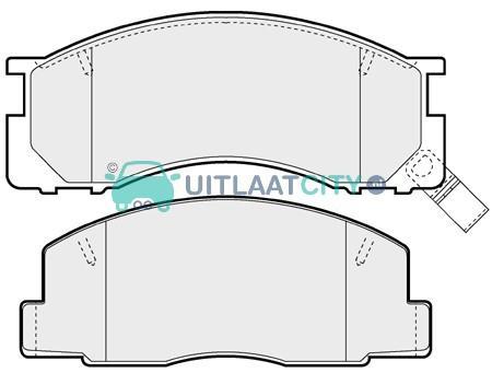 *Tip*  Remblokken TOYOTA, Auto-onderdelen, Uitlaatsystemen, Nieuw, Toyota, Ophalen of Verzenden