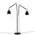 Artemide Tolomeo Basculante Terra doppio All-Black, zwart -, Huis en Inrichting, Lampen | Vloerlampen, Verzenden, Nieuw