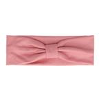 Haarband Knoop 8cm – Effen Patroon – Jersey Stof – Roze, Nieuw