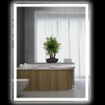 TRUUSK Badkamerspiegel Met Verlichting 90x70 Cm LED Spiegel, Huis en Inrichting, Woonaccessoires | Spiegels, Verzenden, Nieuw