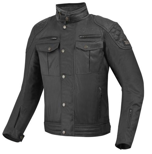 Bogotto Barton Waterdichte Wax Motorjas Zwart, Motoren, Kleding | Motorkleding, Heren, Nieuw met kaartje, Jas | textiel, Verzenden