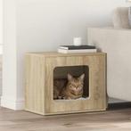 vidaXL Kattenhuis Sonoma 51 x 30 x 42,5 cm Bewerkt hout, Dieren en Toebehoren, Verzenden, Nieuw