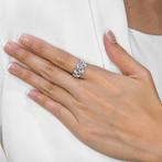 Ring - 18 karaat Witgoud - 0.19ct. tw. Diamant (Natuurlijk), Sieraden, Tassen en Uiterlijk, Ringen, Nieuw