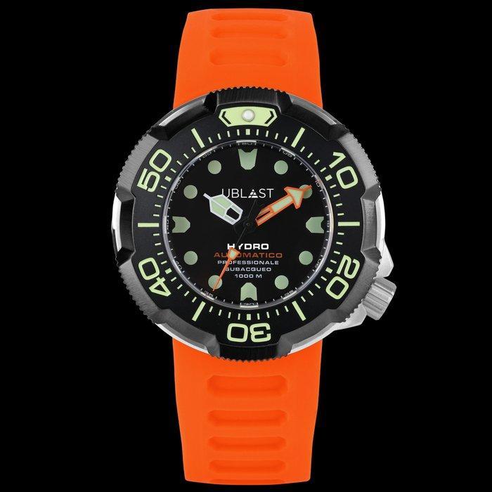 Ublast - Hydro - REF.UBHDR46BKOGN - Automatic - Sub 100 ATM, Sieraden, Tassen en Uiterlijk, Horloges | Heren