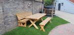 HOUTEN TUINSET douglas hout DUURZAAM, Verzenden, Nieuw, Bank, Tuinset