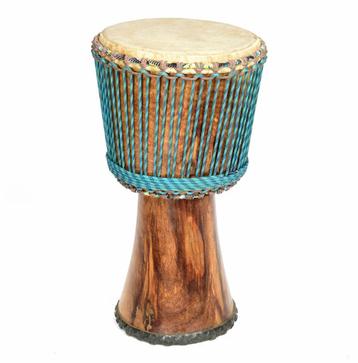 Djembé Guinee Ø 31 cm, koeienvel, polyester touw, B beschikbaar voor biedingen