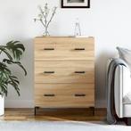 vidaXL Dressoir 69,5x34x90 cm bewerkt hout sonoma, Huis en Inrichting, Kasten | Dressoirs, Verzenden, Nieuw, 50 tot 100 cm, 25 tot 50 cm