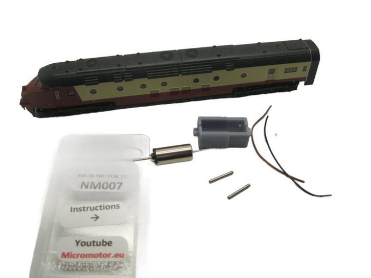 micromotor NM007 motor ombouwset voor Minitrix RAM TEE, Hobby en Vrije tijd, Modeltreinen | N-Spoor, Gelijkstroom, Overige typen
