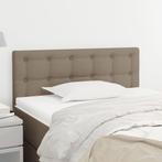 vidaXL Hoofdbord 90x5x78/88 cm stof taupe, Verzenden, Nieuw, Stof