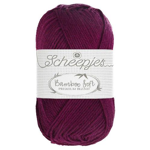 Scheepjes Bamboo Soft - 251 deep cherry - Bamboe/Katoen Ga, Hobby en Vrije tijd, Breien en Haken, Ophalen of Verzenden
