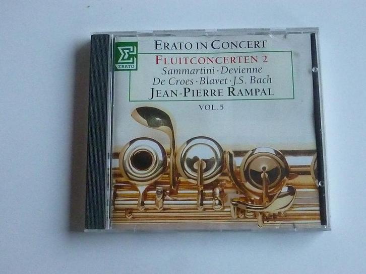 Fluitconcerten 2 - Erato in Concert / Jean-Pierre Rampal, Cd's en Dvd's, Cd's | Klassiek, Zo goed als nieuw, Verzenden