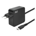 Laptop oplader | ACT | 65W (USB C, 2m, Power Delivery), Computers en Software, Laptop-opladers, Verzenden, Nieuw, ACT