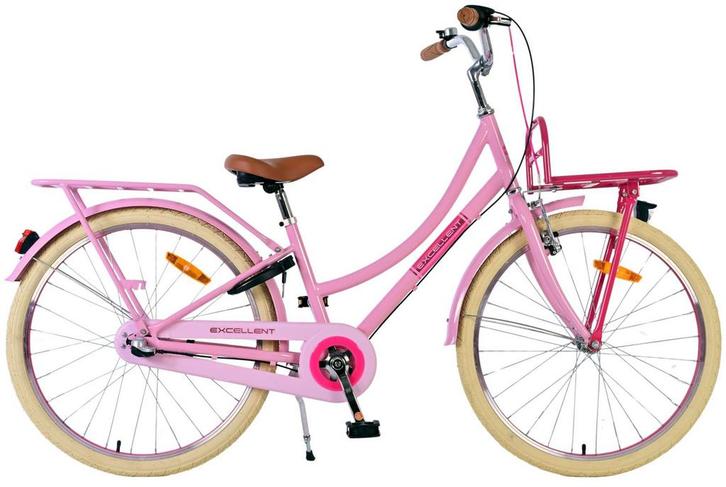 Volare Excellent Kinderfiets - Meisjes - 24 inch - Roze - 3, Fietsen en Brommers, Fietsen | Meisjes, 24 inch, Nieuw, Verzenden