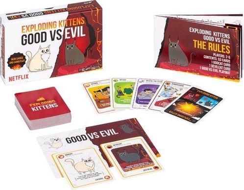 Exploding Kittens - Good vs. Evil - Nederlandstalig, Kinderen en Baby's, Speelgoed | Overig, Verzenden