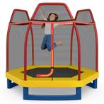 LIVSK 223cm Trampoline voor Kinderen - Veiligheidsnet - Hoog, Verzenden, Nieuw