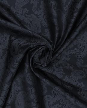 Luxe Jacquard Voering Donkerblauw, Hobby en Vrije tijd, Stoffen en Lappen, Blauw, Nieuw