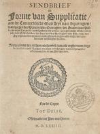 [smeekschrift aan hertog van Alva] - Sendbrief in forme van