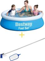 Bestway Zwembad  Fast Set  183 x 51 cm  Inclusief, Verzenden, 200 tot 300 cm, Opblaaszwembad, 80 tot 120 cm