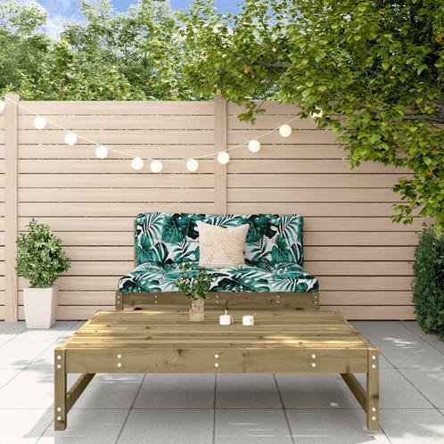 vidaXL 2-delige Loungeset geïmpregneerd grenenhout, Tuin en Terras, Tuinsets en Loungesets, Loungeset, Nieuw, 2 zitplaatsen, Verzenden