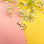 Gouden hanger met zirconia (Hanger of bedel), Ophalen of Verzenden, Gebruikt, Goud, Overige merken