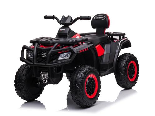 24 volt Elektrische Quad, 4 motoren, rubberen banden, leder, Kinderen en Baby's, Speelgoed | Buiten | Accuvoertuigen, Nieuw, Ophalen of Verzenden