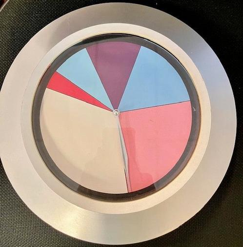 Kleurenklok Wandmodel (roze en wit), Boeken, Schoolboeken, Nieuw, Verzenden