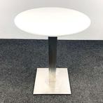 Tafel Rond Wit Blad, Huis en Inrichting, Tafels | Eettafels, Gebruikt, Ophalen of Verzenden