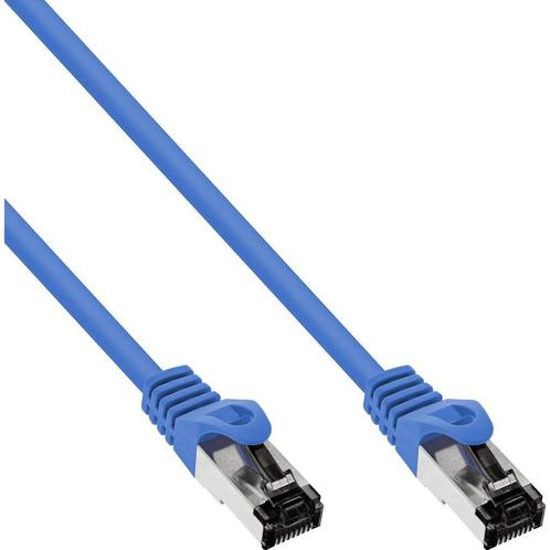 InLine netwerkkabel - Cat8.1 - S/FTP - 1,5 meter - blauw, Computers en Software, Pc- en Netwerkkabels, Verzenden