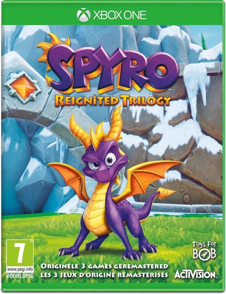 Spyro: Reignited Trilogy Xbox One Garantie & morgen in huis!, Spelcomputers en Games, Games | Xbox One, 1 speler, Zo goed als nieuw