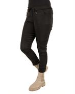 Zwarte glanzende stretch broek van Made in Italy, Kleding | Dames, Broeken en Pantalons, Nieuw, Verzenden