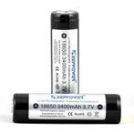 KeepPower 18650 Oplaadbare batterij 3400mAh 1 Stuk, Audio, Tv en Foto, Accu's en Batterijen, Verzenden, Nieuw
