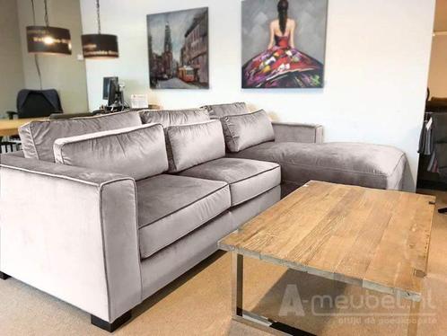 Loungebank Amsterdam - loungebanken - Creme, Huis en Inrichting, Banken | Sofa's en Chaises Longues, Nieuw, Stof