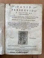 Cristóbal Lozano - David Persegvido y Alivio de Lastimados -, Antiek en Kunst, Antiek | Boeken en Bijbels