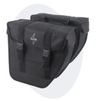 Voltano Dubbele Fietstas Urban Flow Afgeschuind - Zwart, Verzenden, Nieuw