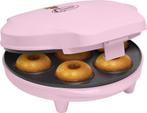 Bestron Donutmaker in retro design - roze, Verzenden, Nieuw