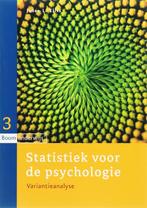 Statistiek Voor De Psychologie / 3 Variantieanalyse, Boeken, Verzenden, Gelezen, J.L. Ellis