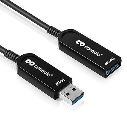 2dekans | conecto USB 3.1(gen 2) verlengkabel - 50 meter -, Computers en Software, Pc- en Netwerkkabels, Zo goed als nieuw, Ophalen of Verzenden