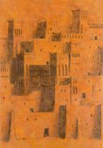 Lucienne Smit (1953) - Nearby Marrakech., Antiek en Kunst, Kunst | Schilderijen | Modern
