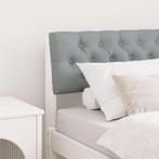 vidaXL Gestoffeerd hoofdbord Lichtgrijs 75 cm Massief, Verzenden, Nieuw, Wit, Hout