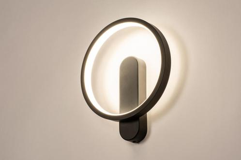 Rietveld Wandlampen - Zwart - Metaal, Huis en Inrichting, Lampen | Wandlampen, Verzenden