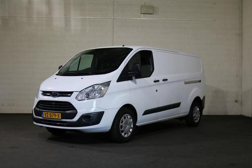 Ford Transit Custom 2.0 TDci 130pk L2 H1 Trend Airco 2.8T Tr, Auto's, Bestelauto's, Lease, Handgeschakeld, Wit, Financial lease