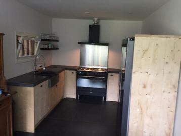 Complete keuken landelijke keuken rechte keuken eiken opmaat beschikbaar voor biedingen