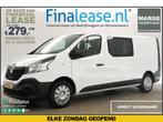 Renault Trafic 1.6 dCi T29 L2H1 DC 6 Pers Airco Trekh €279pm, Renault, Wit, Nieuw, Lease