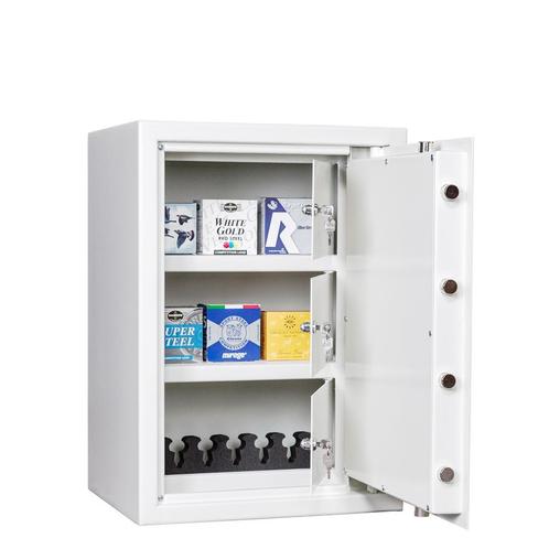 MustangSafes Pistool en Munitiekluis MSP-2 Wit, Huis en Inrichting, Brandblussers en Brandkasten, Brandkast, Nieuw, Ophalen of Verzenden