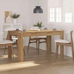 Eettafel 140x74cm Eiken - Tweedekansje - OP = OP, Huis en Inrichting, Tafels | Eettafels, 100 tot 150 cm, Nieuw, Vier personen