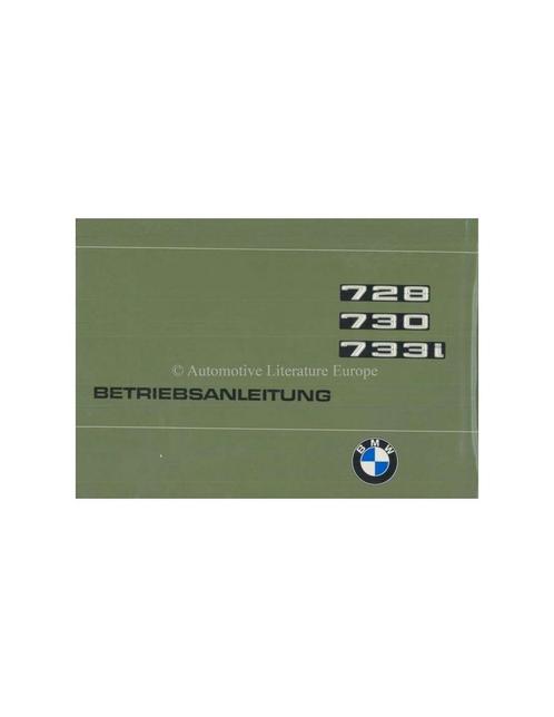 1977 BMW 7 SERIE INSTRUCTIEBOEKJE DUITS, Auto diversen, Handleidingen en Instructieboekjes