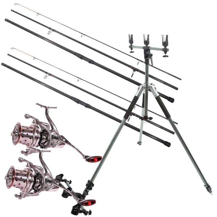 Ultimate Empera Beach Deluxe Set 4.20m (80-150g), Watersport en Boten, Hengelsport | Algemeen, Nieuw, Verzenden