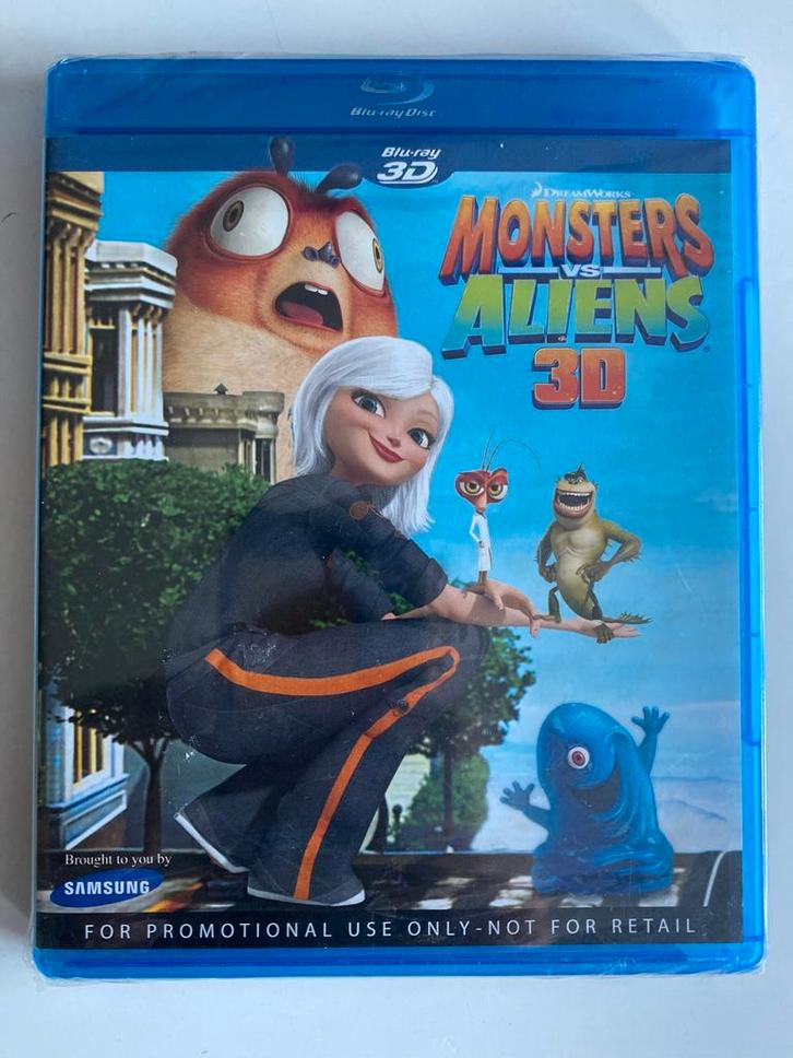 MONSTERS VS ALIENS (3D) (IN SEAL) (IMPORT WITHOUT DUTCH, Cd's en Dvd's, Blu-ray, Gebruikt, Verzenden