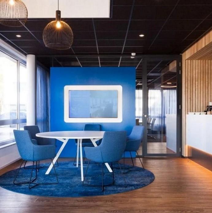 Bridge vergadertafel, Ø120cm, Zakelijke goederen, Kantoor en Winkelinrichting | Kantoormeubilair en Inrichting, Tafel, Nieuw in verpakking